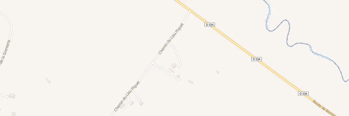 Plan du 95 Che du Lieu Piquet aux Authieux-sur-Calonne