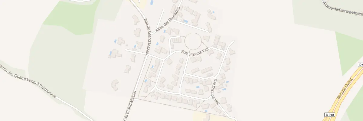 Plan du 9 Rue Marie Curie à Vouneuil-sous-Biard