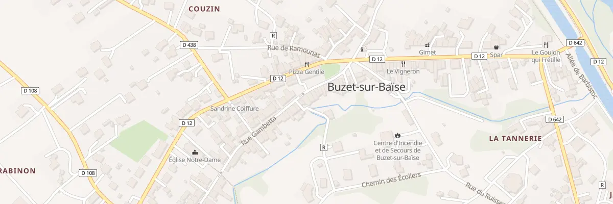 Plan du 23 Rue Gambetta à Buzet-sur-Baïse