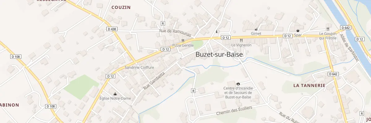Plan du 19 Rue Gambetta à Buzet-sur-Baïse