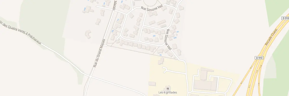 Plan du 5 Rue Olympe de Gouges à Vouneuil-sous-Biard