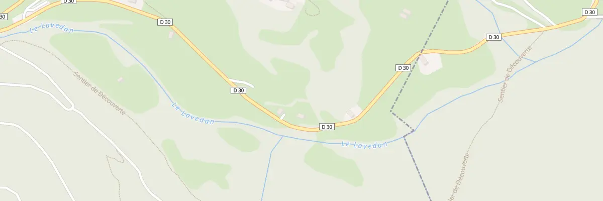 Plan du 5001 Sorte et Village à Aulon