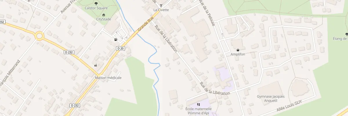 Plan du 2 Rue de la Liberation à Savigné-l’Évêque