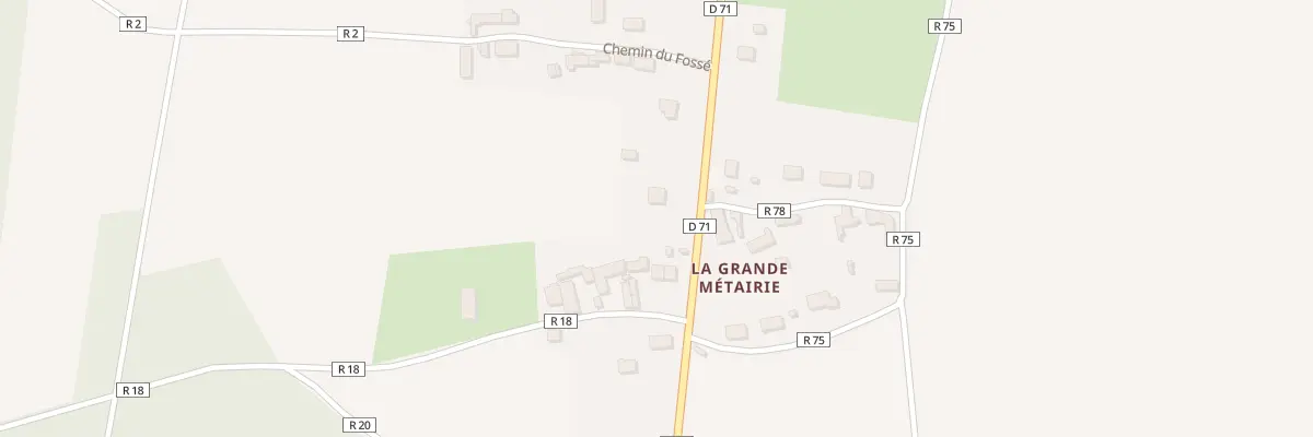 Plan du 925 Rte de Courcelles à Hommes