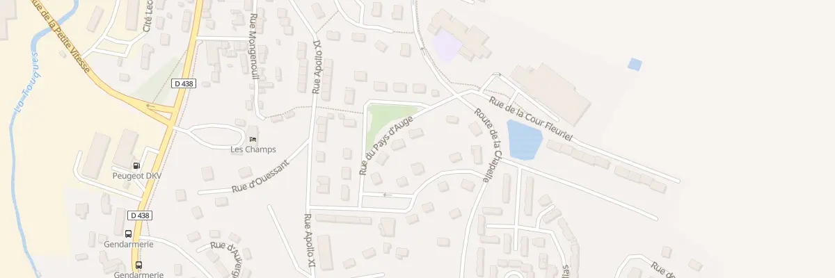Plan du 5 Rue du Pays d’Auge à Gacé