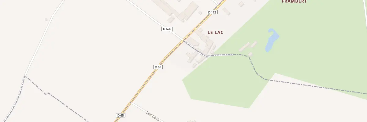 Plan du 5085 Les Lacs à Pouant