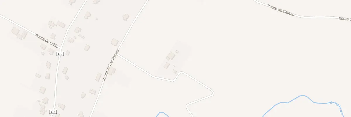 Plan du 1 Au Paban à Fauillet