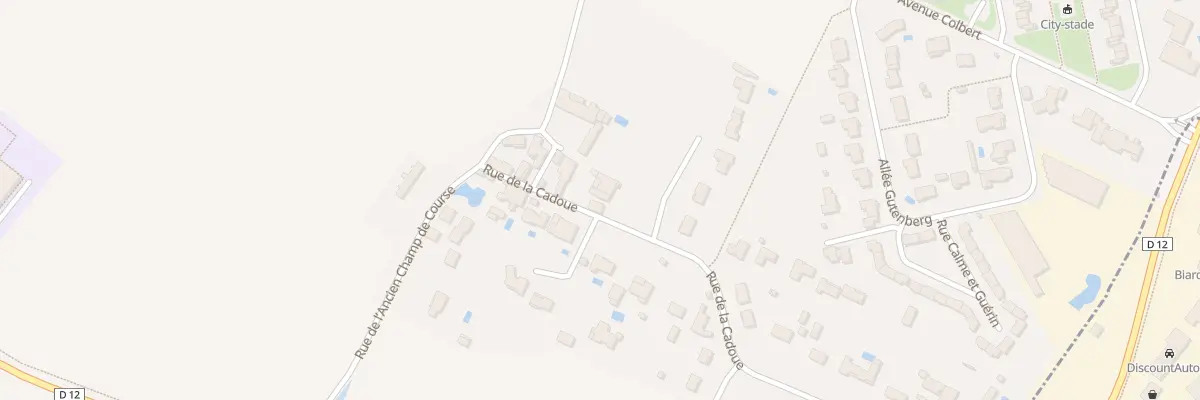 Plan du 24 Rue de la Cadoue à Vouneuil-sous-Biard