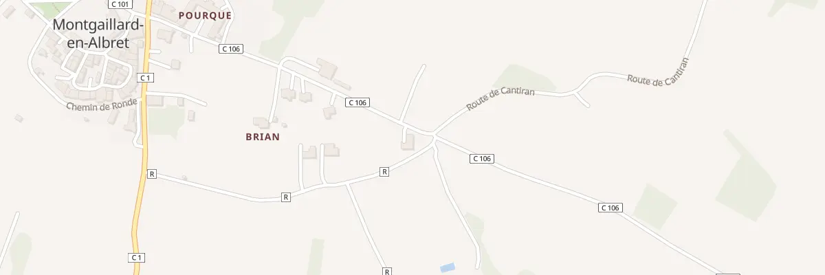 Plan du 5003 Brian à Montgaillard-en-Albret