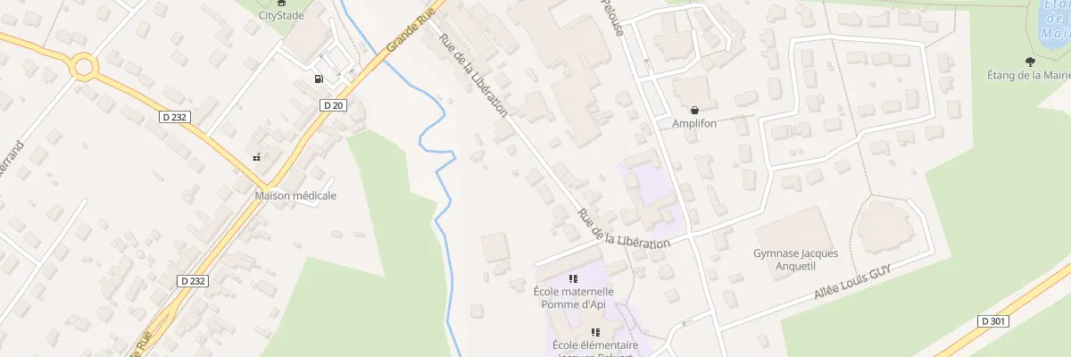 Plan du 4 Rue de la Liberation à Savigné-l’Évêque