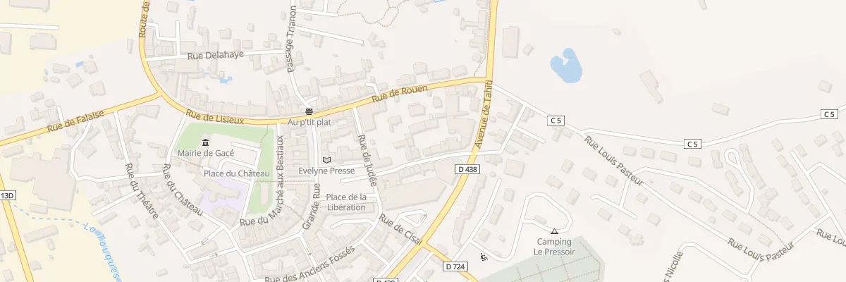 Plan du 7 Rue de Manet à Gacé