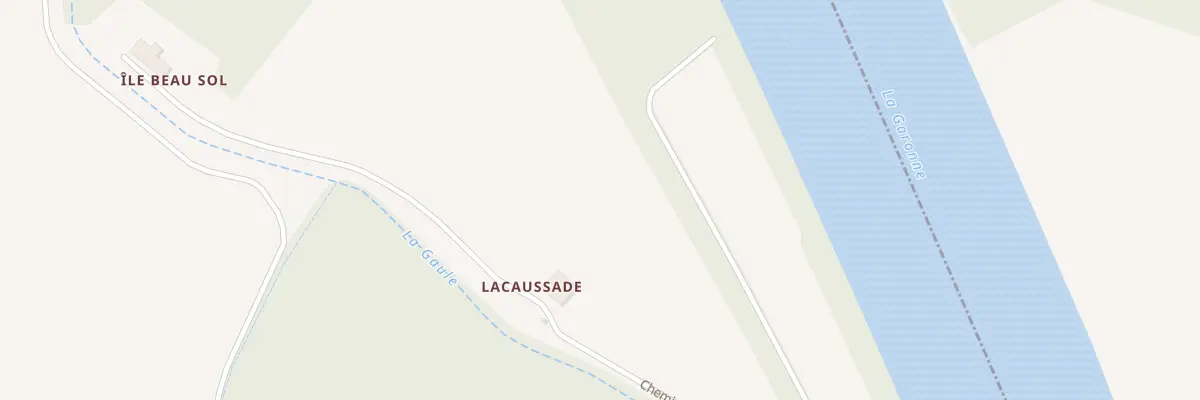 Plan du 55 Lacaussade à Monheurt