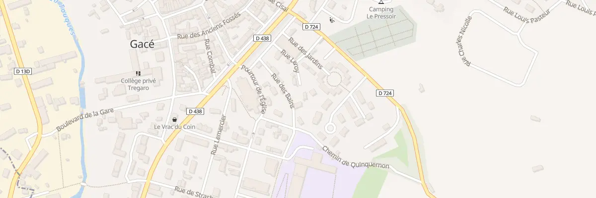 Plan du 5 Rue des Bains à Gacé