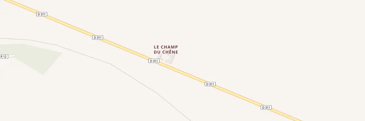 Plan du 5045 Le Champ du Chene à Vezot