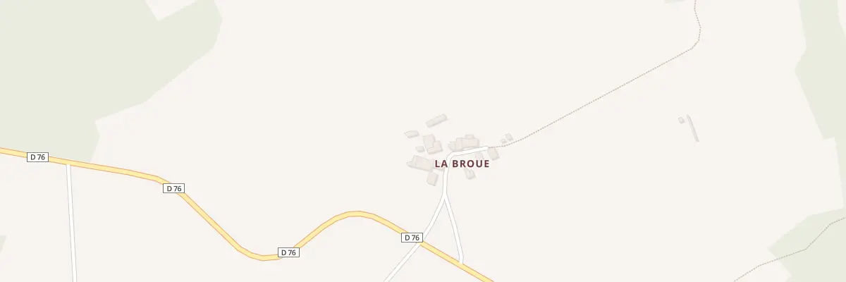 Plan du 5 La Broue à Saint-Gourson