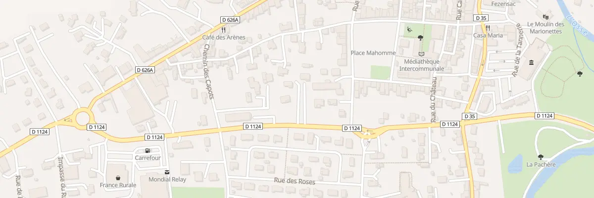 Plan du 16 Av de la Hountête à Vic-Fezensac