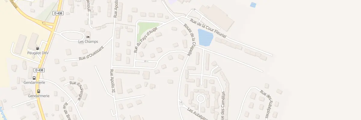 Plan du 21 Rue de Matignon à Gacé