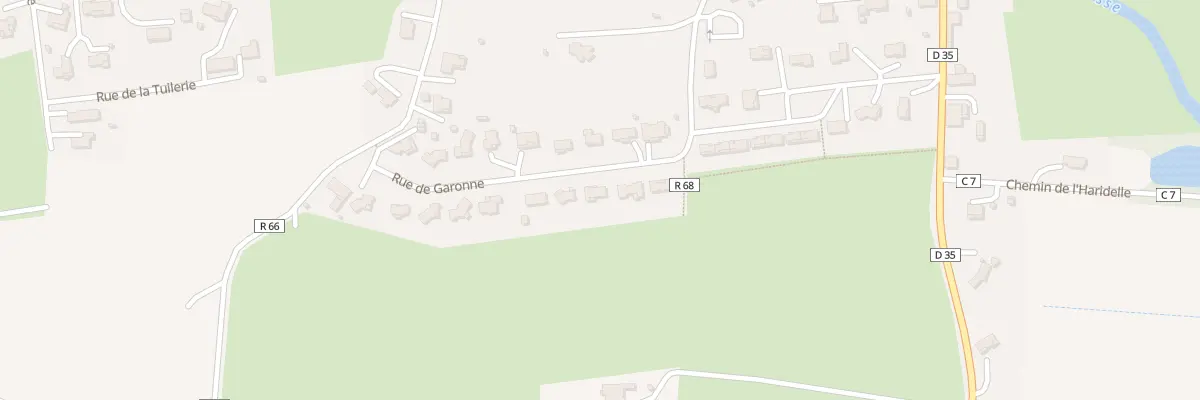 Plan du 25 Rue de Garonne à Vic-Fezensac