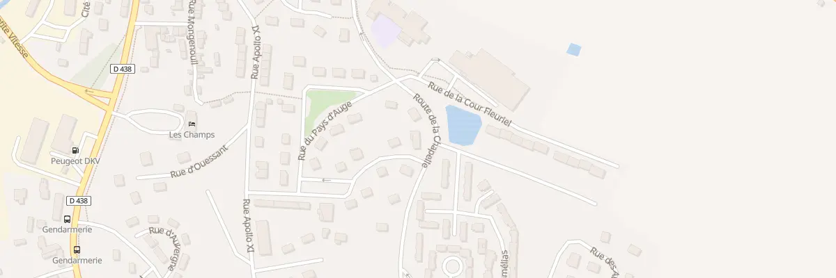 Plan du 9153 Rte de la Chapelle à Gacé