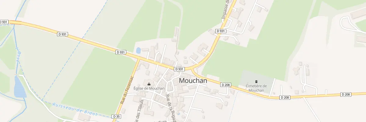 Plan du 105 Av du Bataillon de l’Armagnac à Mouchan