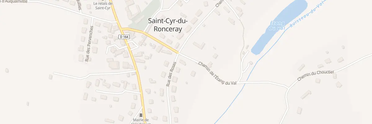 Plan du 2 Che de l’Etang du Val -St Cyr à Valorbiquet