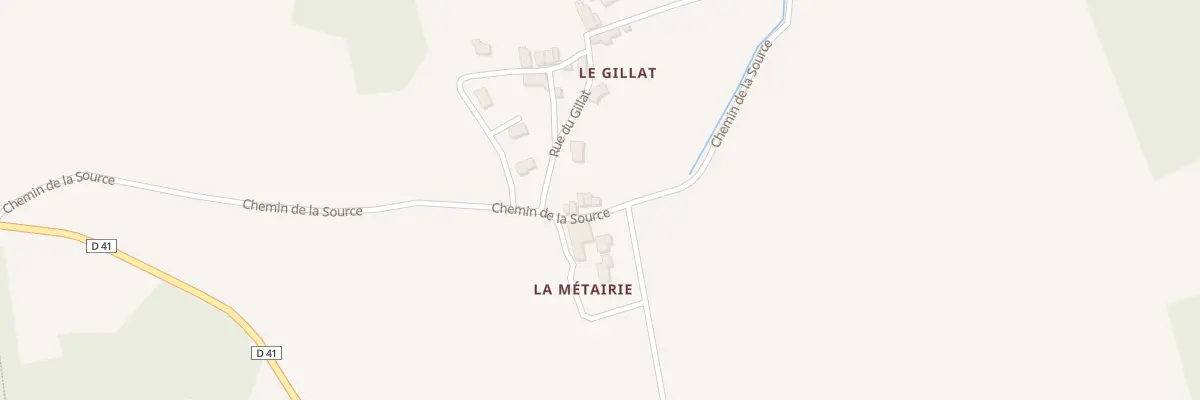 Plan du 5312 Le Gillat à Dignac