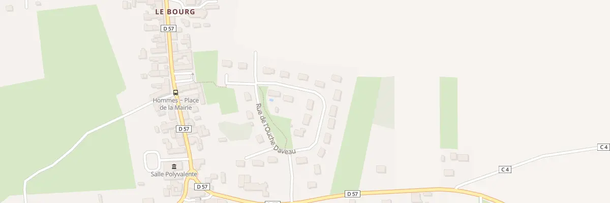 Plan du 15 Rue de l’Ouche Daveau à Hommes