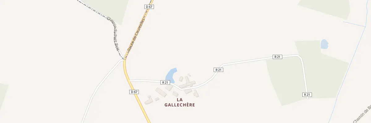Plan du 15 Chem de la Gallechère à Courcelles-de-Touraine