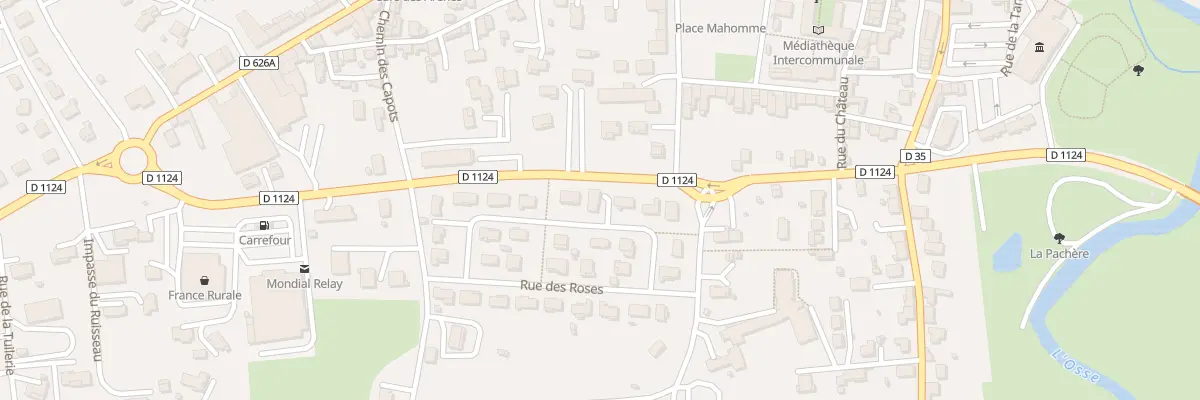 Plan du 6 Rue des Mimosas à Vic-Fezensac
