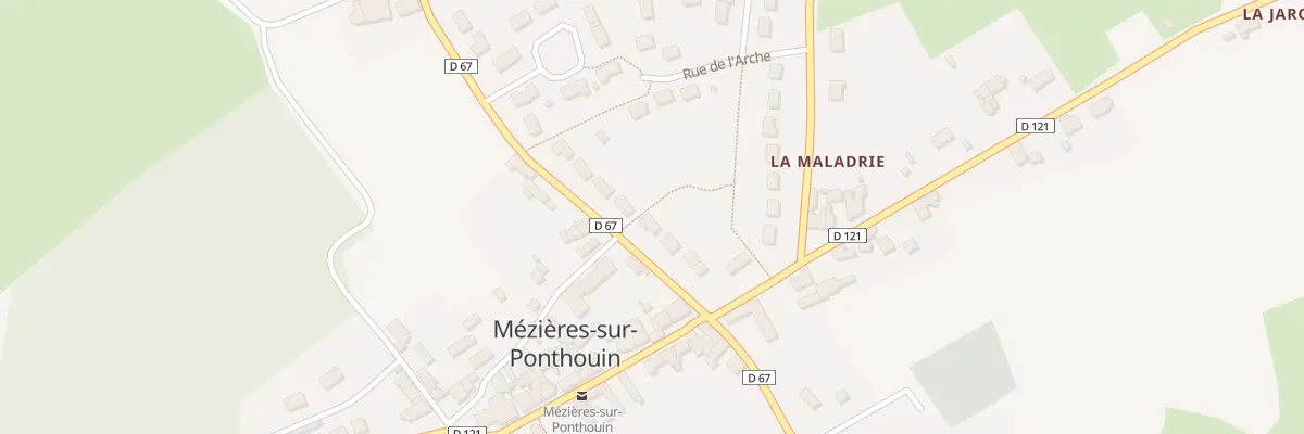 Plan du 16 Rue de la Libération à Mézières-sur-Ponthouin