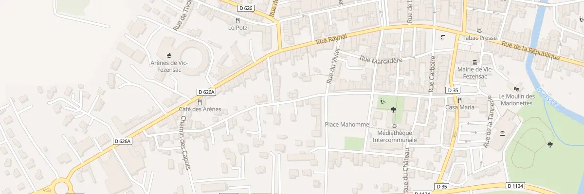 Plan du 5175 Grande Rue des Capots à Vic-Fezensac