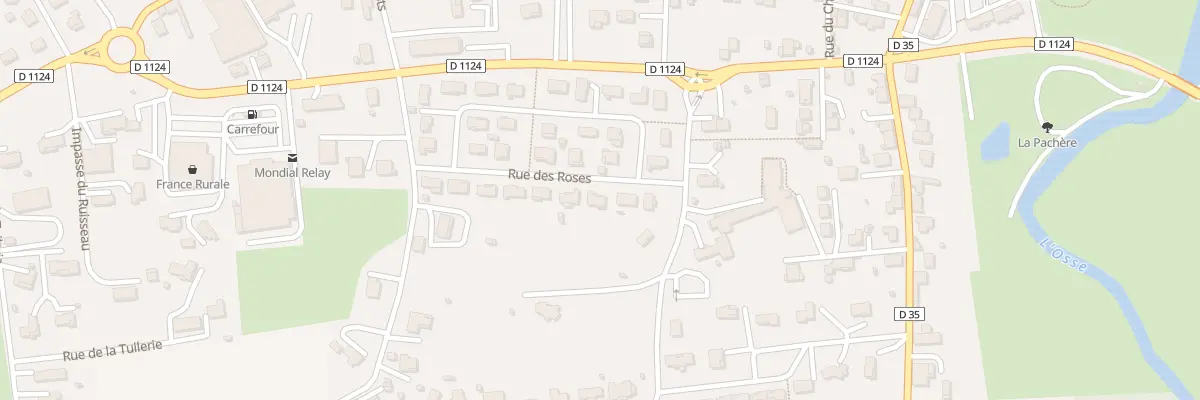 Plan du 3 Rue des Roses à Vic-Fezensac