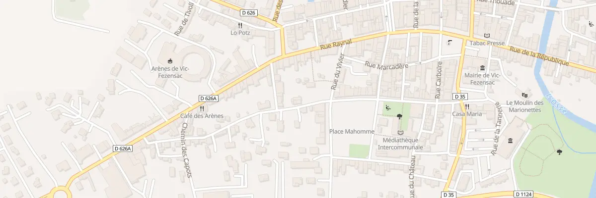 Plan du 1 Grande Rue des Capots à Vic-Fezensac