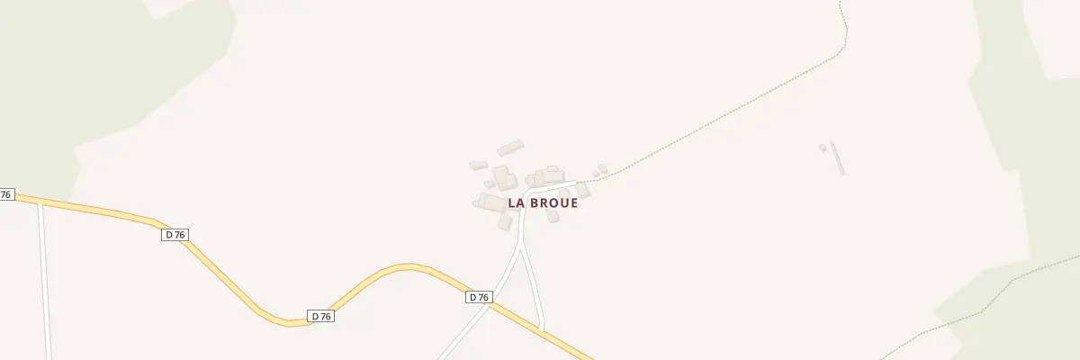 Plan du 9 La Broue à Saint-Gourson