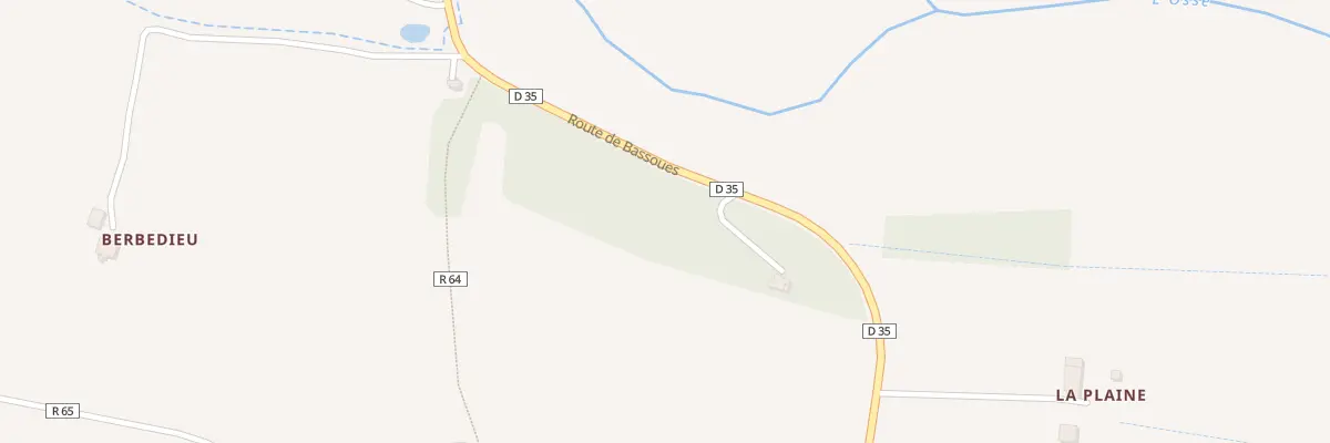 Plan du 1520 Rte de Bassoues à Vic-Fezensac