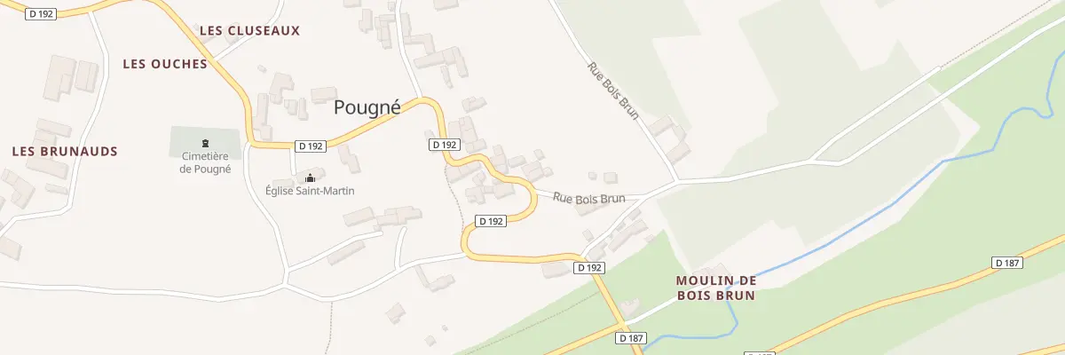 Plan du 4 Rue du Bourg à Nanteuil-en-Vallée