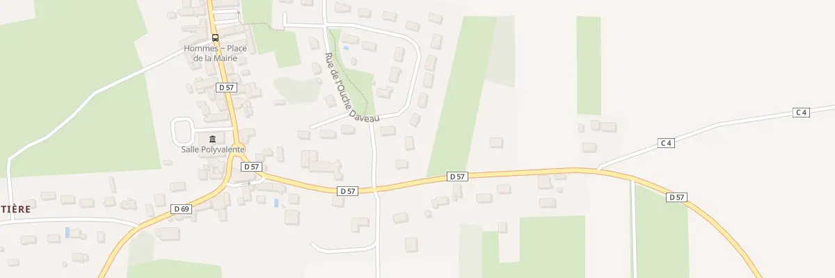 Plan du 2 Rue de l’Ouche Daveau à Hommes