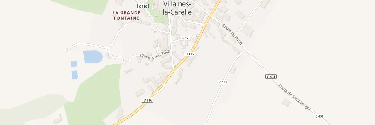 Plan du 4 Voie du Haut Maine à Villaines-la-Carelle