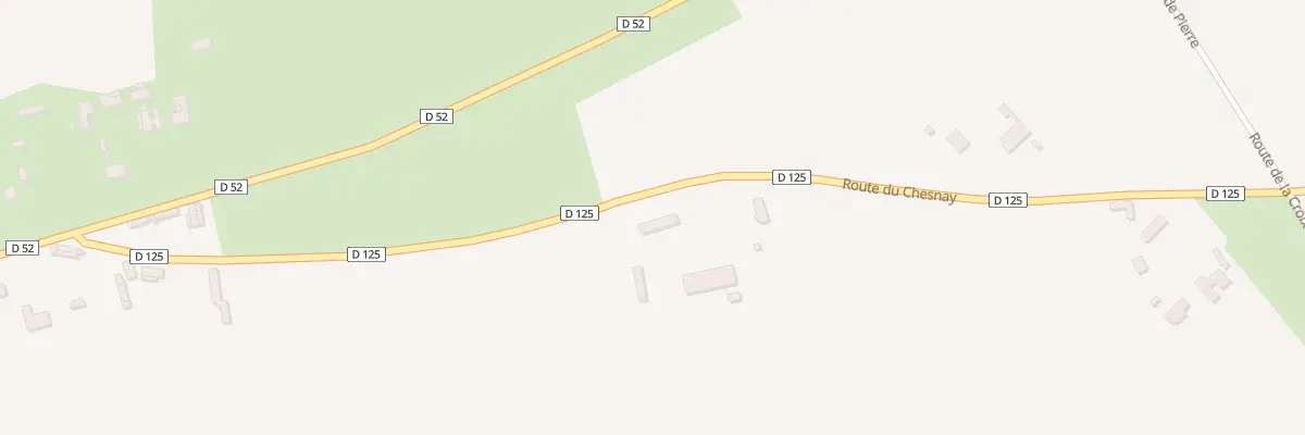 Plan du 400 Rte du Chesnay à Angerville-l’Orcher