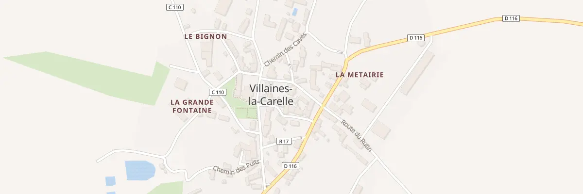 Plan du 1 Rle des Cavaliers à Villaines-la-Carelle