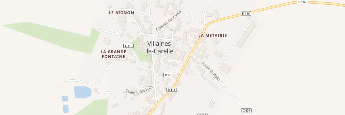 Plan du 5 Rue des Aurores à Villaines-la-Carelle