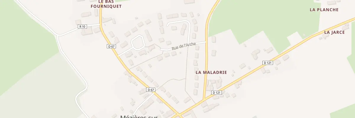 Plan du 1 Rue de l’Arche à Mézières-sur-Ponthouin