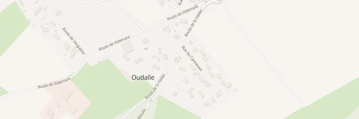 Plan du 119 Rte de la Vallée à Oudalle