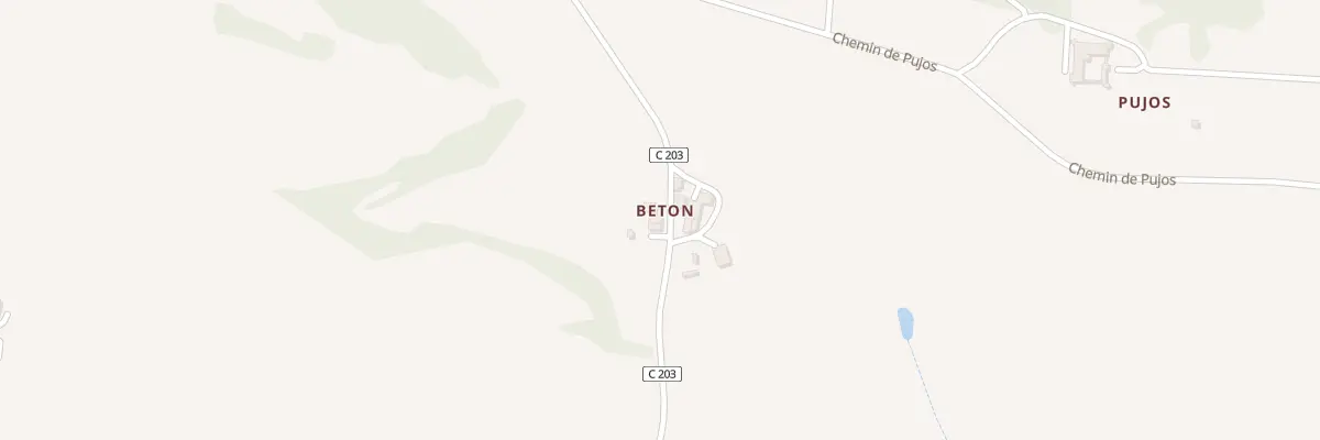 Plan du 5176 Beton à Roquebrune