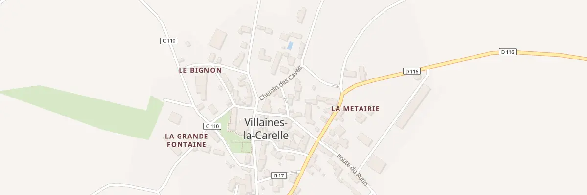Plan du 2 Rle des Observatoires à Villaines-la-Carelle