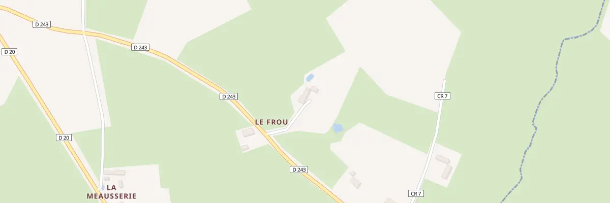 Plan du 5136 Le Frou à Courcebœufs