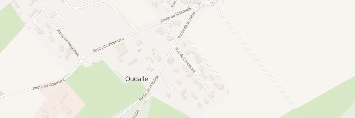 Plan du 175 Rte de la Vallée à Oudalle