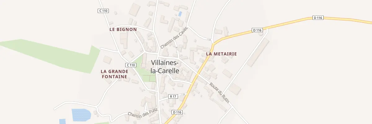 Plan du 2 Rle des Cavaliers à Villaines-la-Carelle