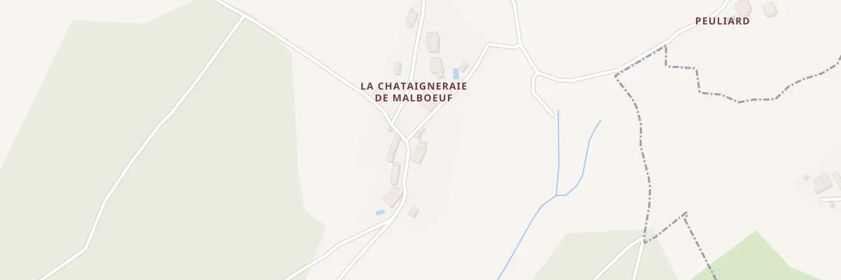 Plan du 1 Malboeuf à Lizant