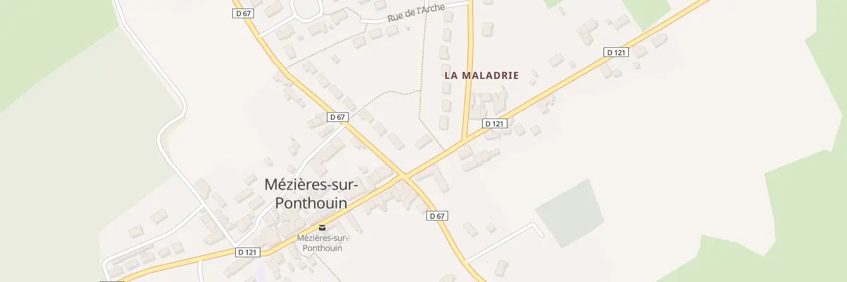 Plan du 1 Rue Marcel Lallouet à Mézières-sur-Ponthouin